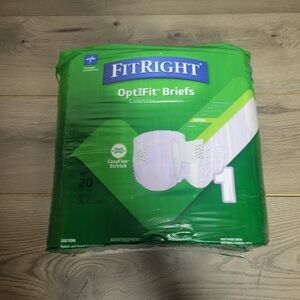 NEW FitRight OptiFit Ultra Incontinence Briefs Ultra 20